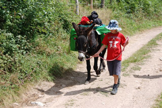 L'&acirc;ne et l'enfant